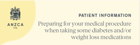 GLP-1 MEDICATIONS — Patient Fasting Info  and PRE  PROCEDURE FASTING PROTOCOL